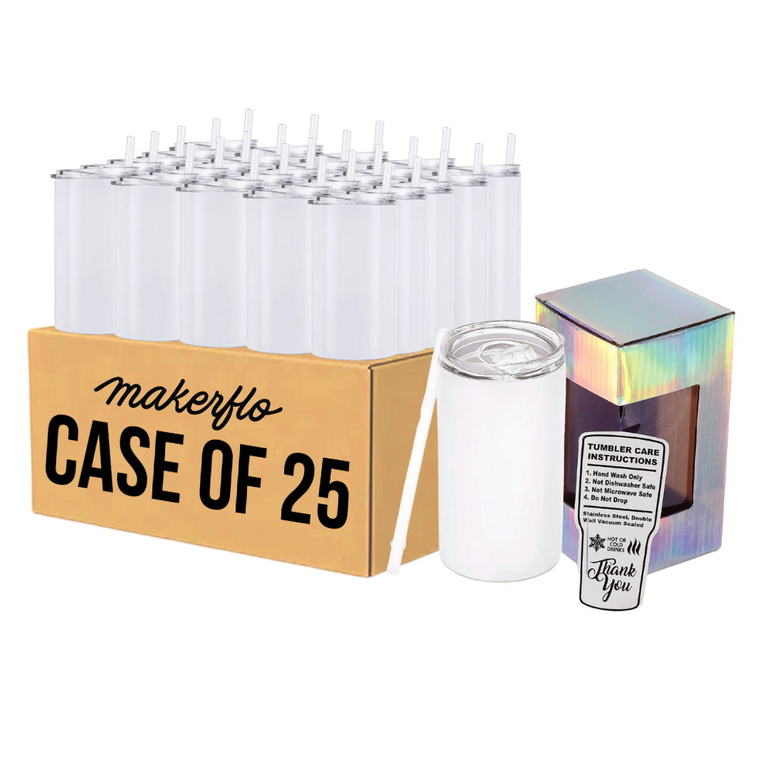 14oz Skinny Sublimation Tumbler