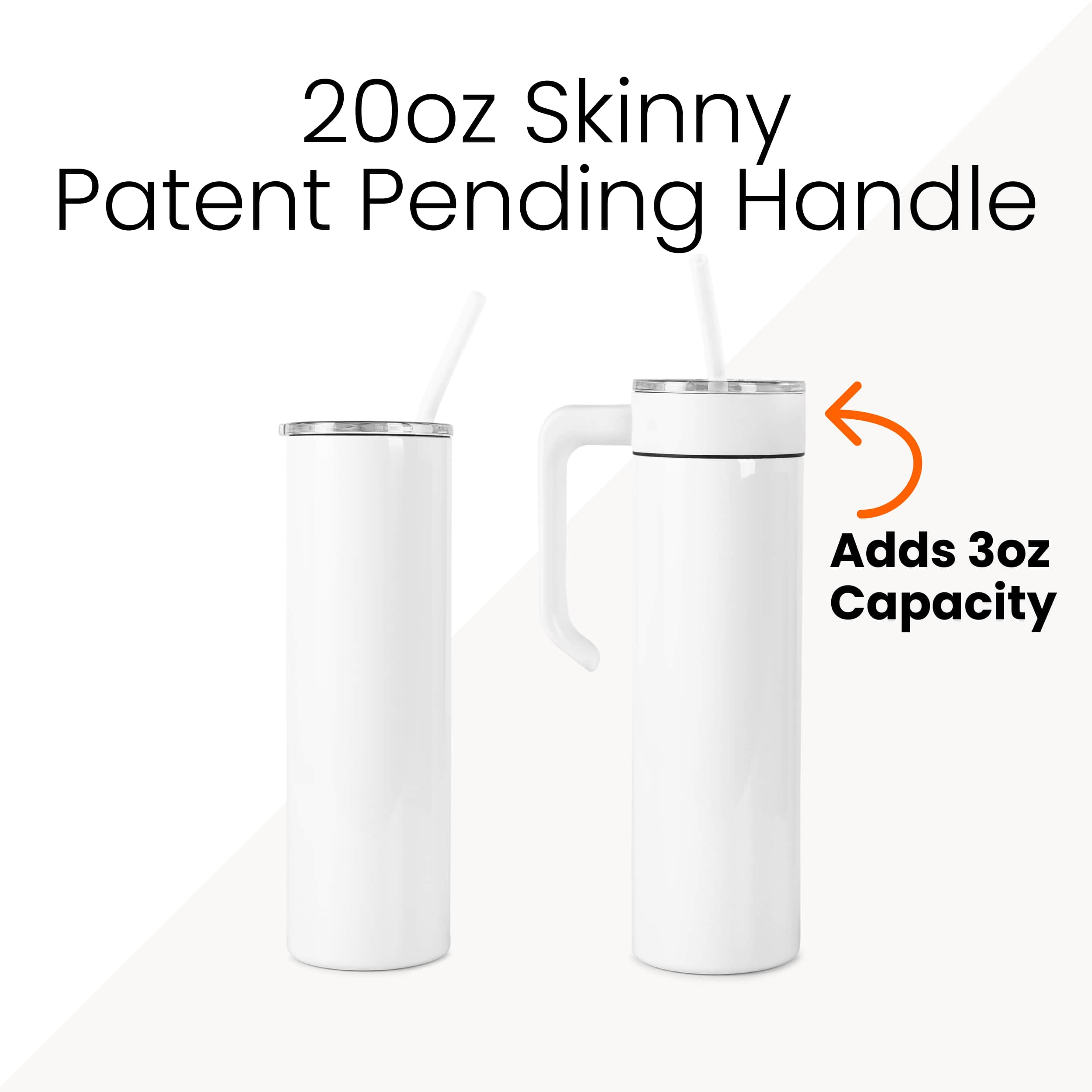 20oz Skinny Sublimation Tumbler