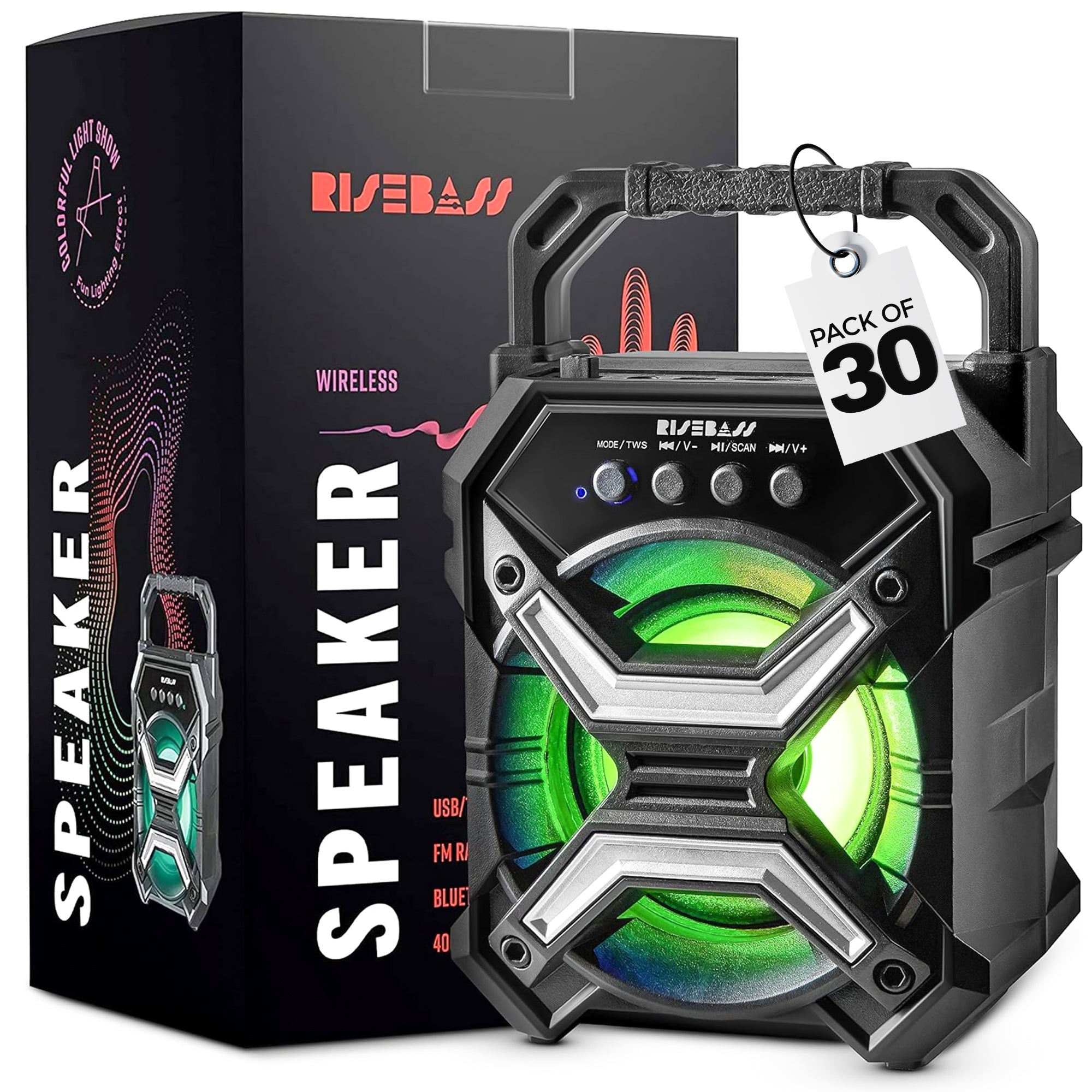 7-inch Portable Wireless Bluetooth Speaker w/ TWS Function